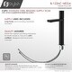 preview thumbnail 42 of 55, Stylish Nessa Single Handle Ht 12 1/2" Vessel Bathroom Faucet B-122