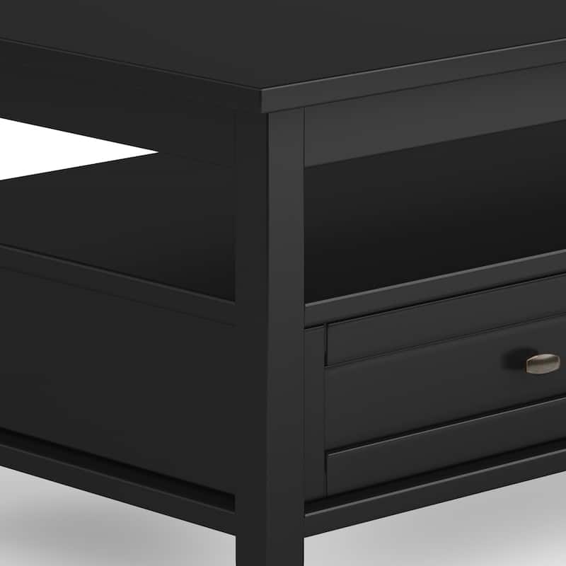 WYNDENHALL Norfolk Wood Transitional Coffee Table - 48 Inches wide