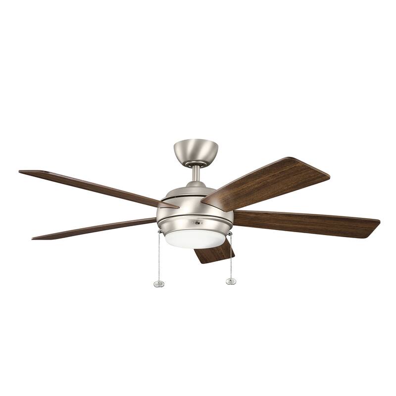 Kichler Lighting Starkk Collection 52-inch Brushed Nickel LED Ceiling Fan