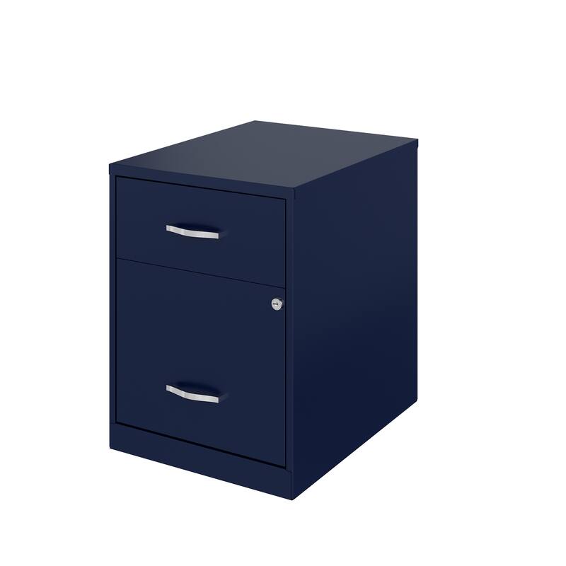 Space Solutions 18" Deep 2 Drawer Letter Width Vertical File Cabinet with Accessory Drawer
