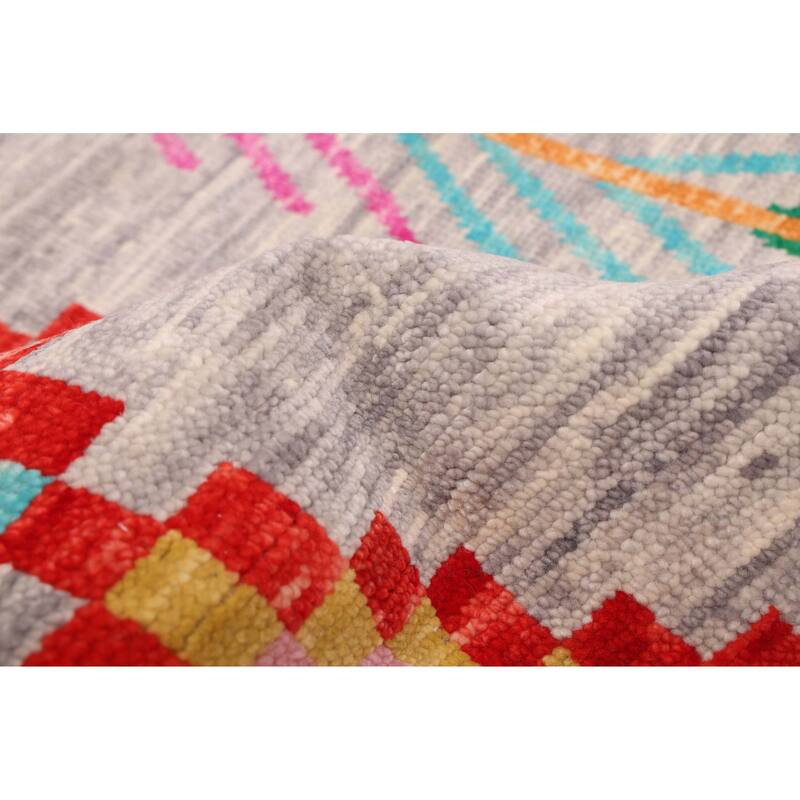 ECARPETGALLERY Hand-knotted Shalimar Grey Wool Rug - 7'11 x 10'0