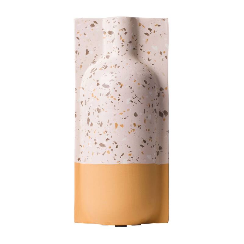 Urbino Handmade Ceramic Vase - Rose Terrazzo/Terracotta