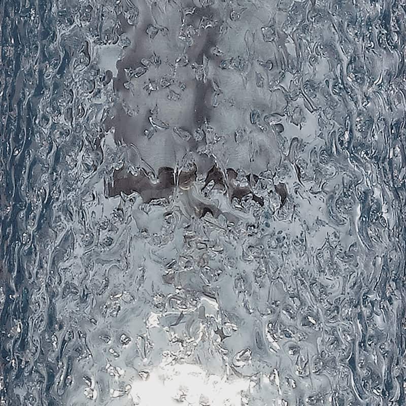 Ice Fragments 5-inch Wide 1-Light Pendant in Satin Nickel - 5in W x 5in D x 8in H