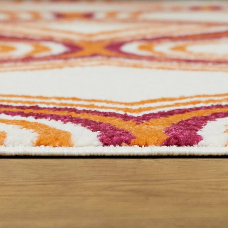 Porch & Den Scottston Trellis Pattern Area Rug