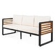 preview thumbnail 3 of 32, 4 Pieces Outdoor Furniture Sofa for 5 Person Conversation Set