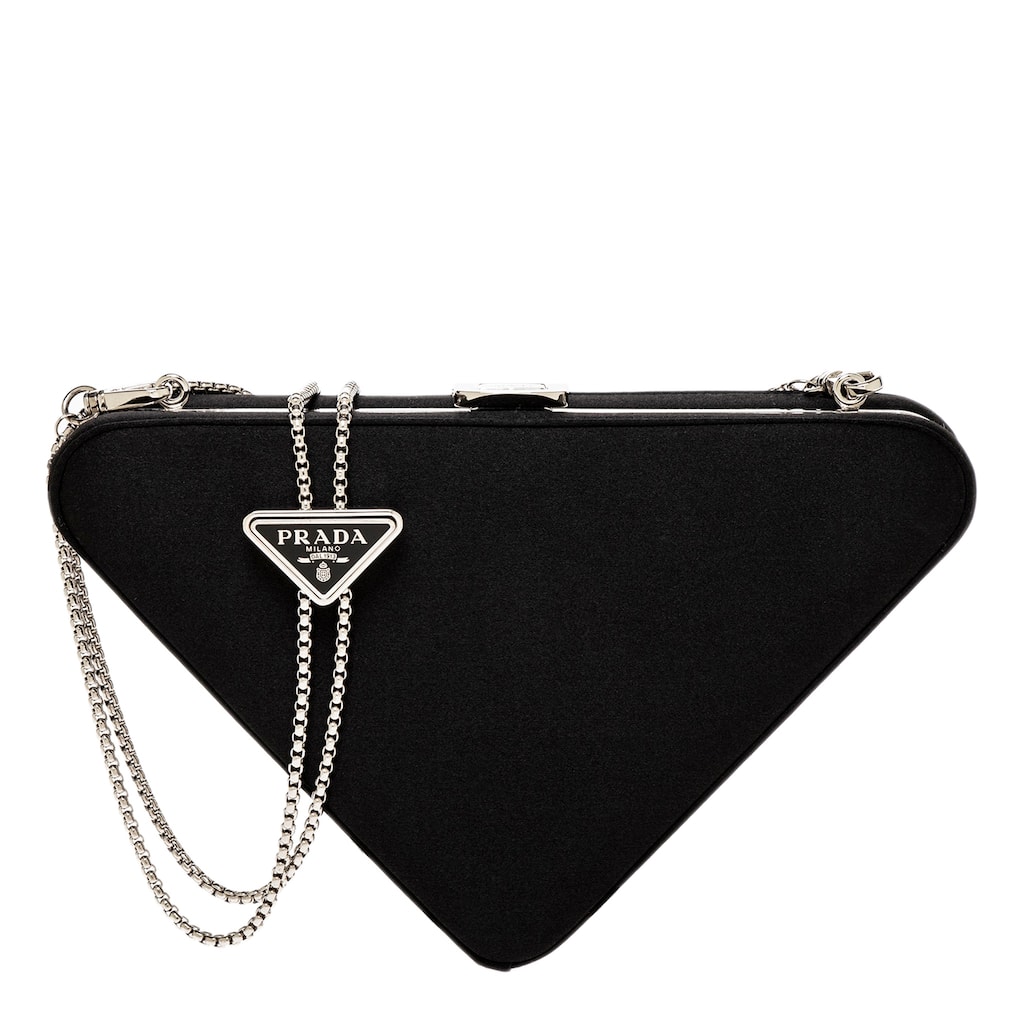 Prada Triangle Clutch