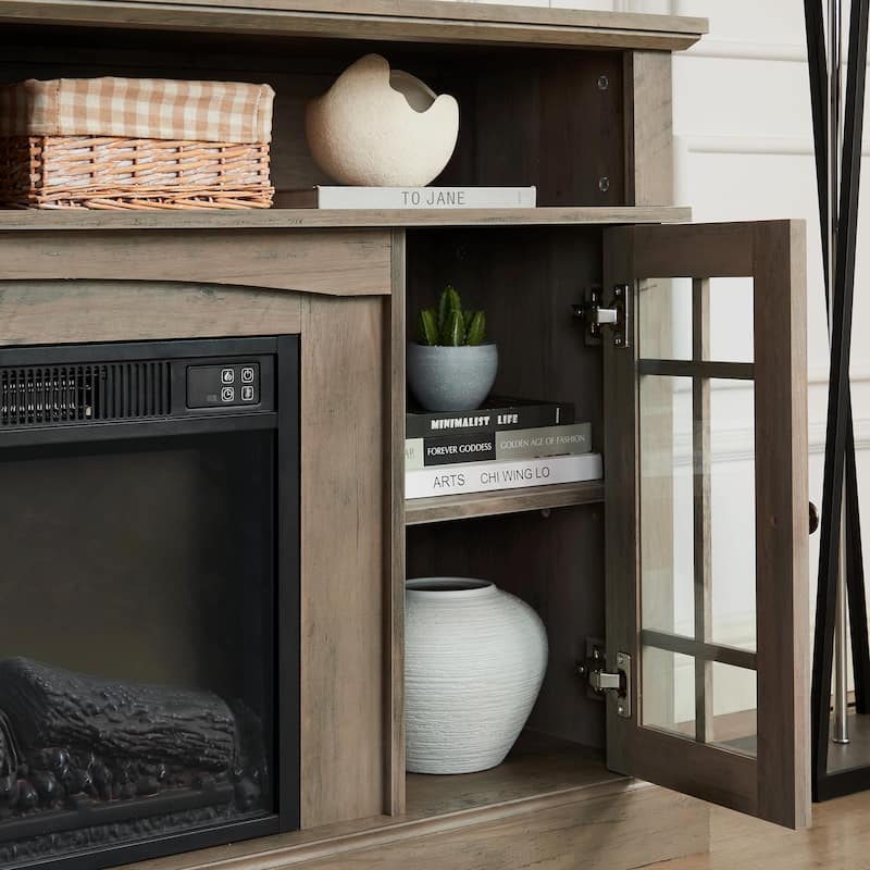 58" Fireplace TV Stand for 65" TVs