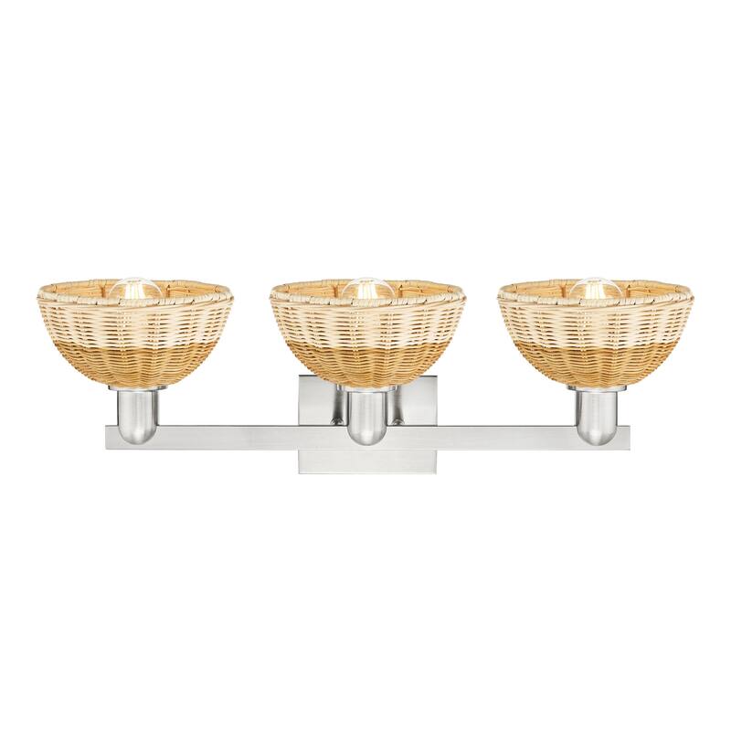 Innovations Lighting 716-3W-12-26 Natural Ballston Dome Vanity Natural