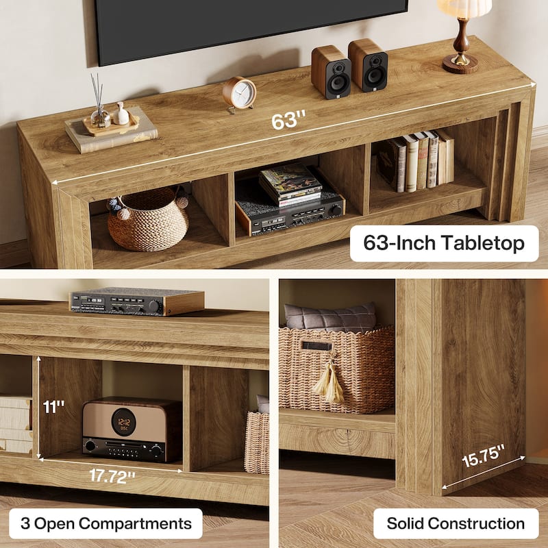 63" TV Stand for TVs Up to 75 Inches