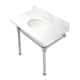 Option Marble White / Polished Chrome