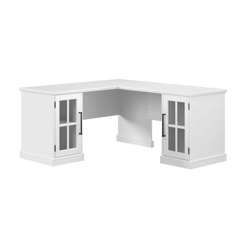 Westbrook 60W L Shaped Desk with Storage by Bush Furniture