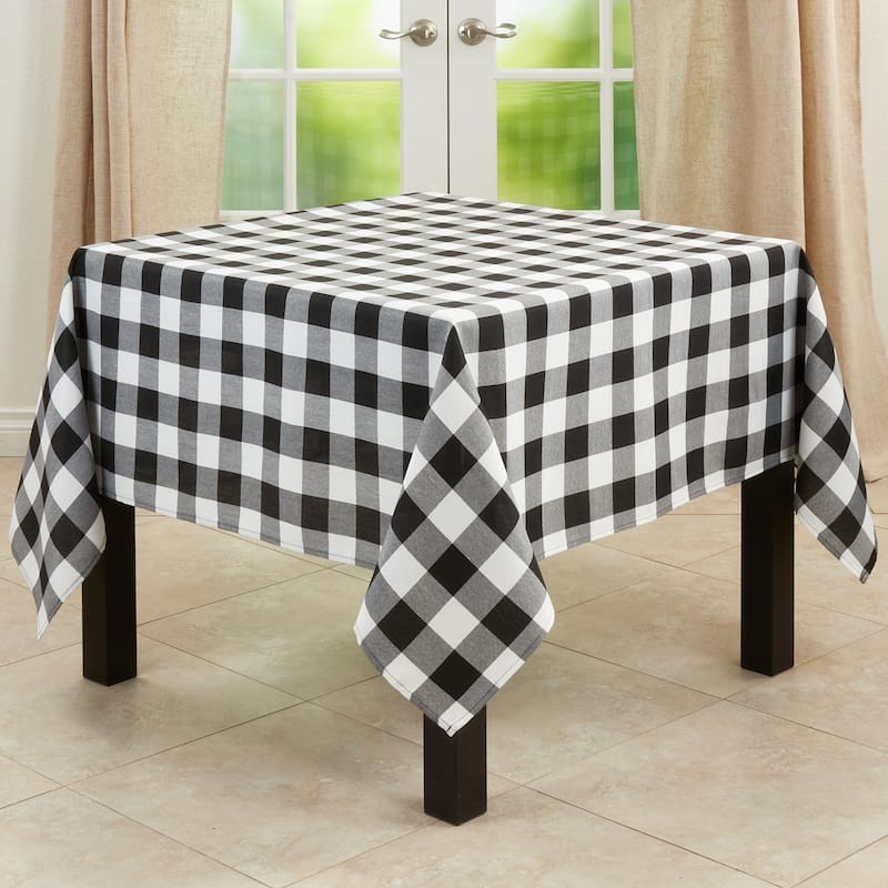 Casual Buffalo Plaid Tablecloth