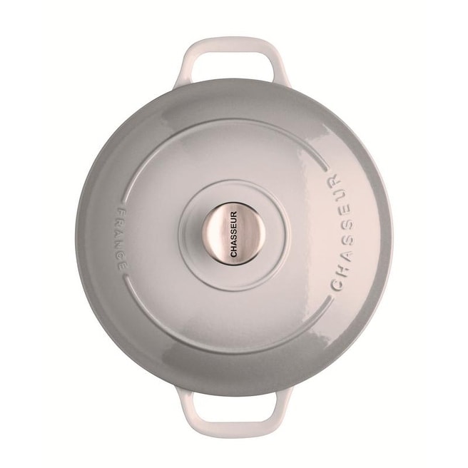 Chasseur French Enameled Cast Iron Round Dutch Oven, 4.2-quart