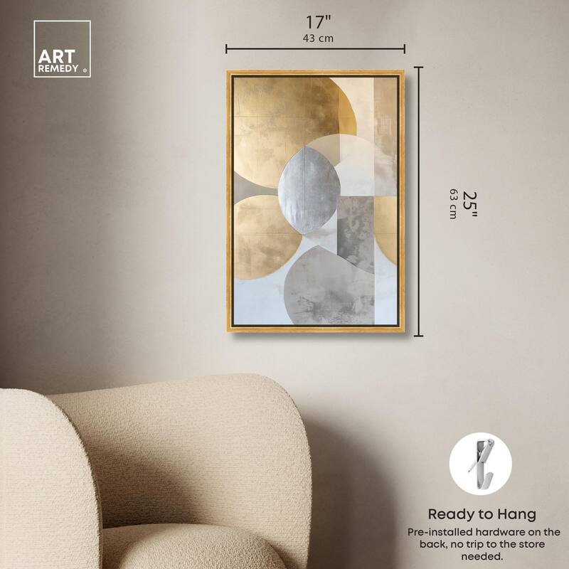 Golden Sequence I Canvas by Art Remedy
