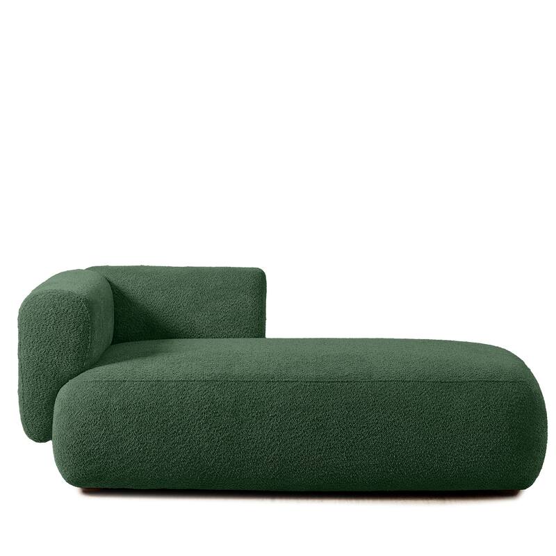 Modern Upholstered Chaise Lounge Chair, Indoor Relaxation Sofa for Living Room or Bedroom