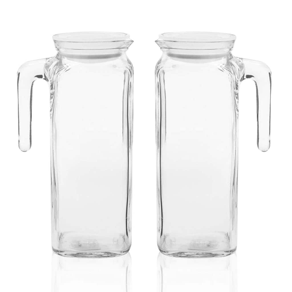 Bormioli Rocco Set of 2 Frigoverre Classic Jugs with Lid