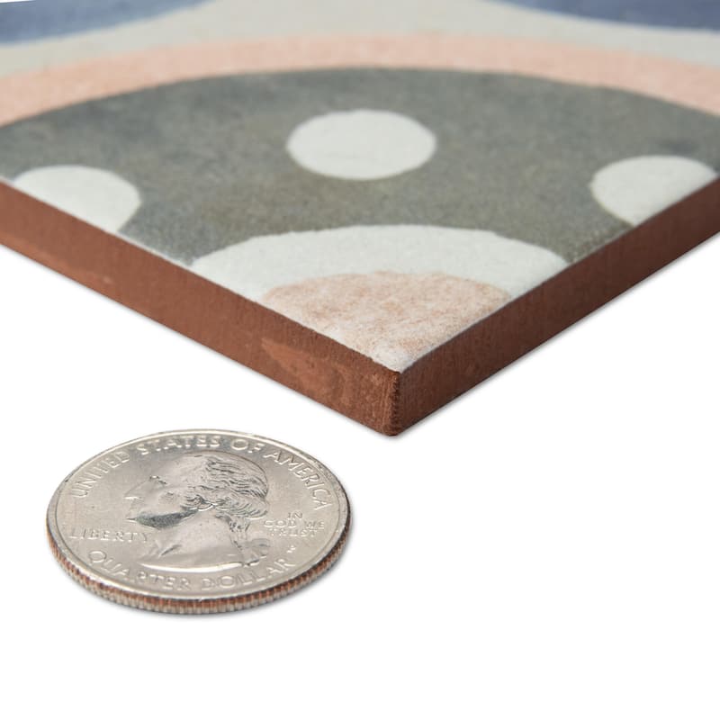 Merola Tile Kings Barna Raval 17-5/8" x 17-5/8" Ceramic Floor and Wall Tile