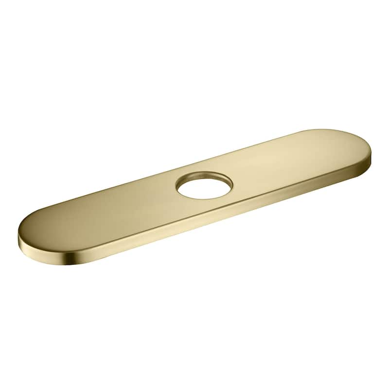 10 Inch Kitchen Faucet Hole Cover - Brush Gold