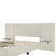 preview thumbnail 30 of 64, Velvet Platform Bed with Storage Headboard, Full or Queen Size