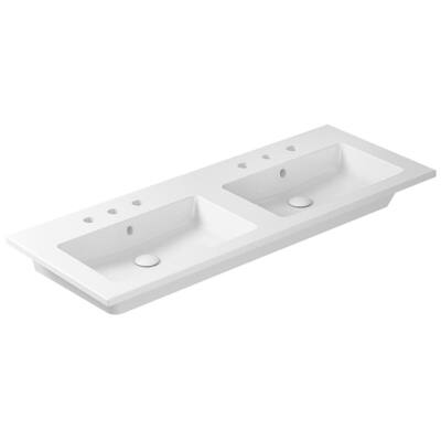 WS Bath Collections Drop 121.03 DBL Drop 47-5/8" Rectangular Ceramic