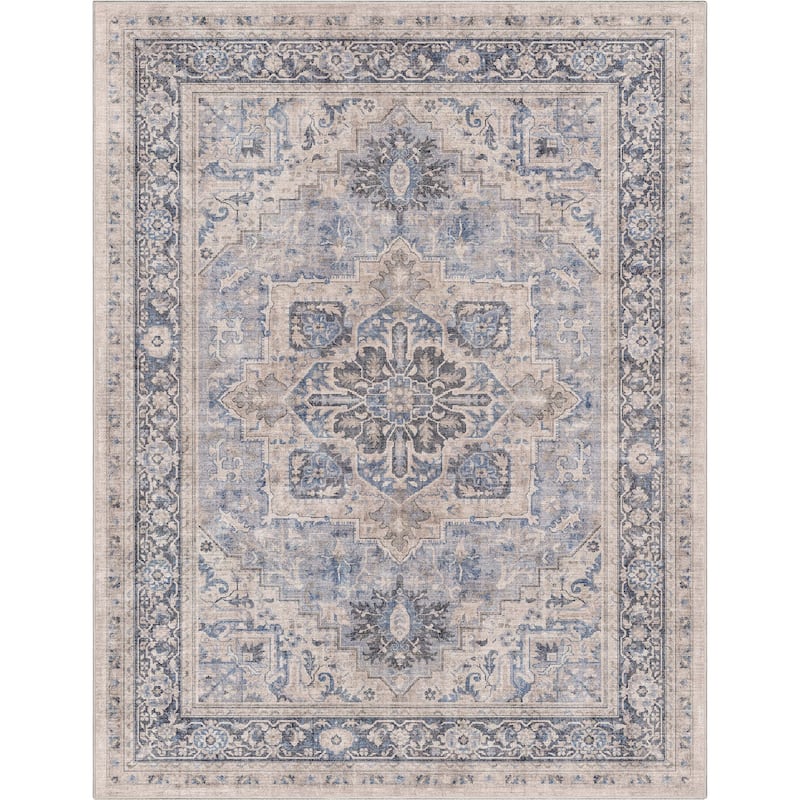 Well Woven Apollo Tirana Medallion Flat-Weave Area Rug