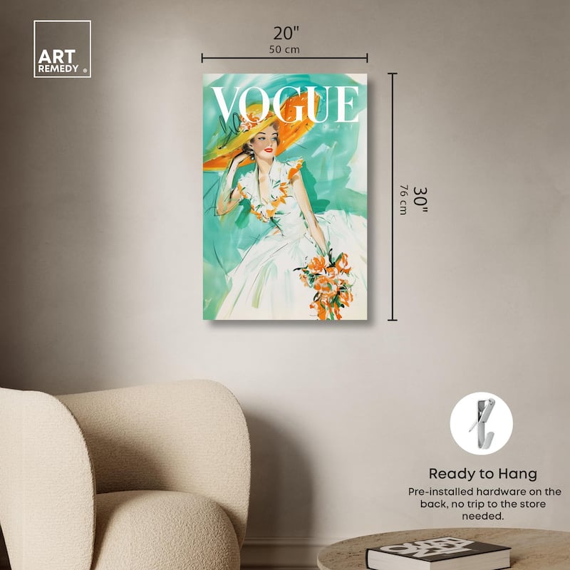 In the Summer Breeze Cover Canvas by Art Remedy, Gallery Wrapped