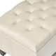 Ottilie Button-tufted Storage Ottoman Bench by Christopher Knight Home