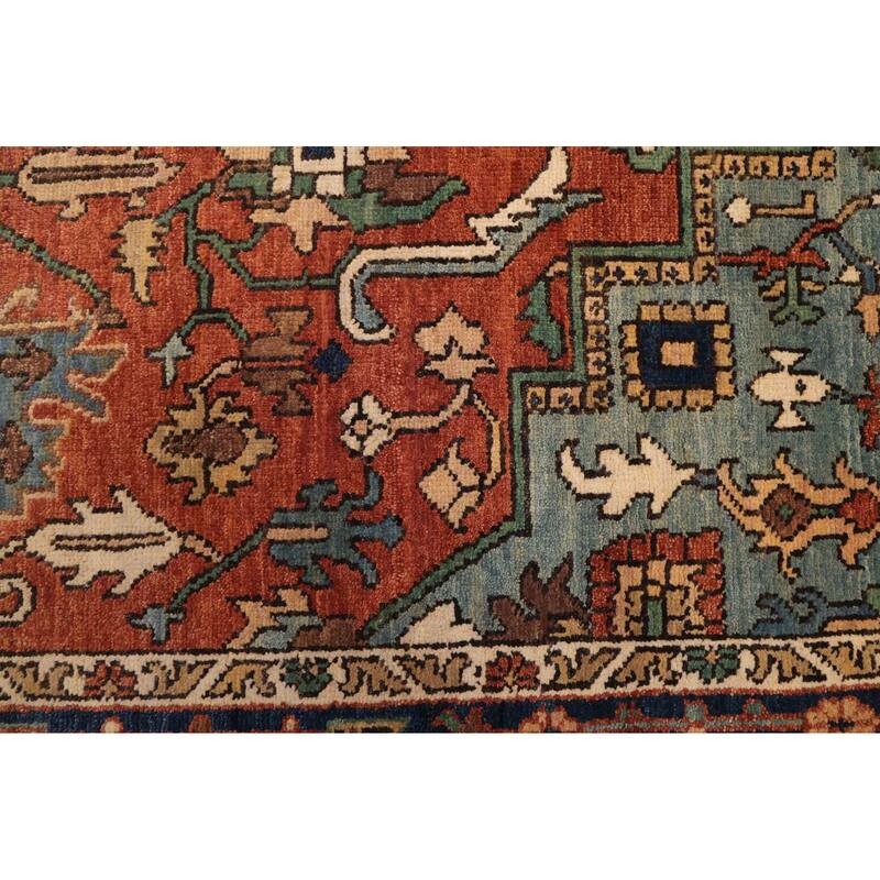 ECARPETGALLERY Hand-knotted Jules Sultane Dark Copper Wool Rug - 7'10 x 10'2