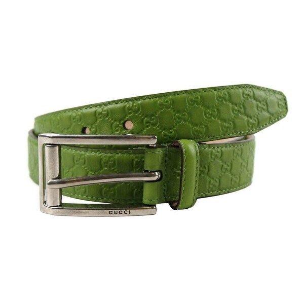 lime green gucci belt