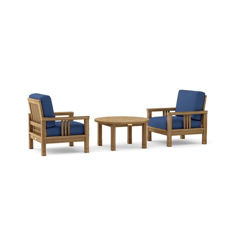SouthBay Deep Seating 3-Pieces Conversation Set A
