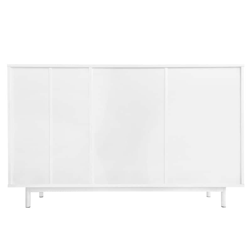 Wave pattern sideboard