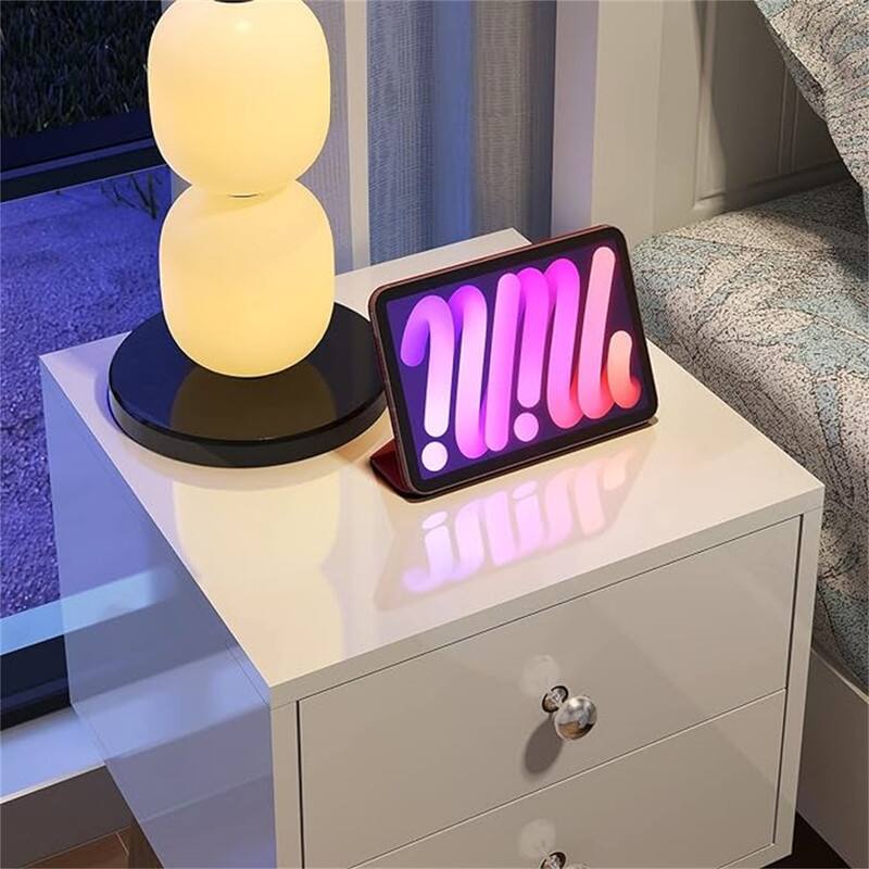 End Table with Storage 22 Inch with Drawers