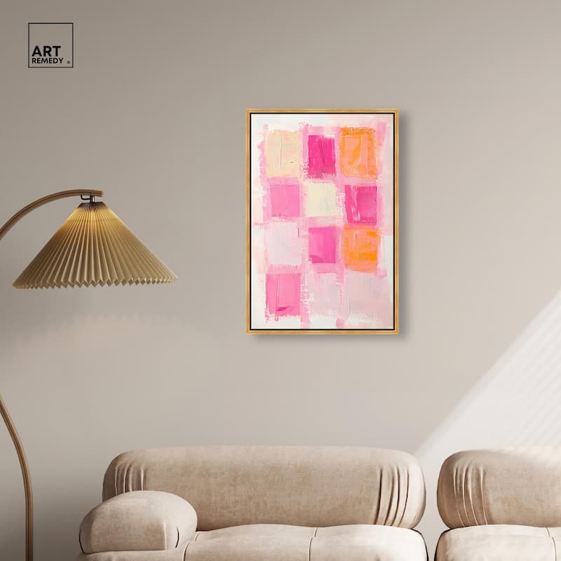 Color Squares I Canvas by Art Remedy
