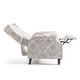 preview thumbnail 66 of 91, Linen Manual Upholstered Recliner with Wood Legs