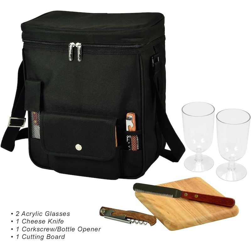 Texas University at Austin Longhorns Wine and Cheese Picnic Cooler
