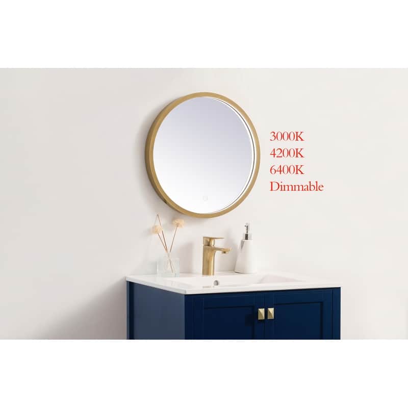 Indigo Home 18 inch LED mirror with adjustable color temperature