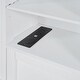 preview thumbnail 42 of 43, Stylish Queen Size Wooden Bed with Integrated Storage, Shelves, and Outlets - Perfect for Modern Bedrooms in Grey