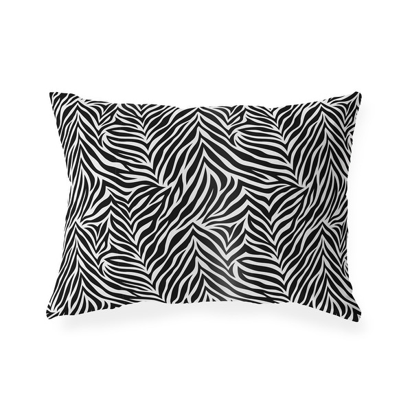 Zebra print shop lumbar pillow