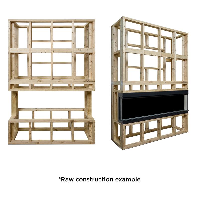Real Flame 64" 3-Sided SMART Electric Fireplace Insert