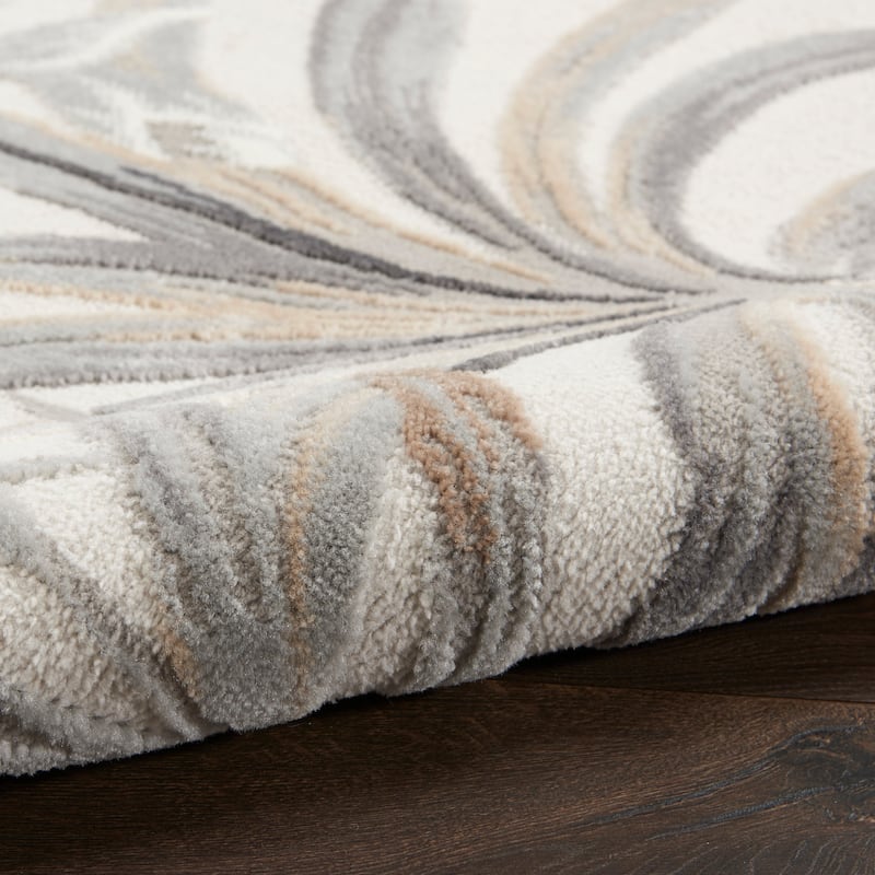 Nourison Seaside Tropical Modern Textured Indoor Rug