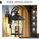preview thumbnail 14 of 15, Farmhouse Outdoor Wall Lantern Exterior Carriage Light for Porch