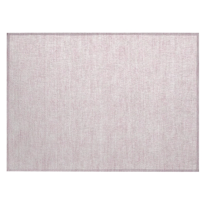 Machine Washable Indoor/ Outdoor Solid Causal Chantille Rug