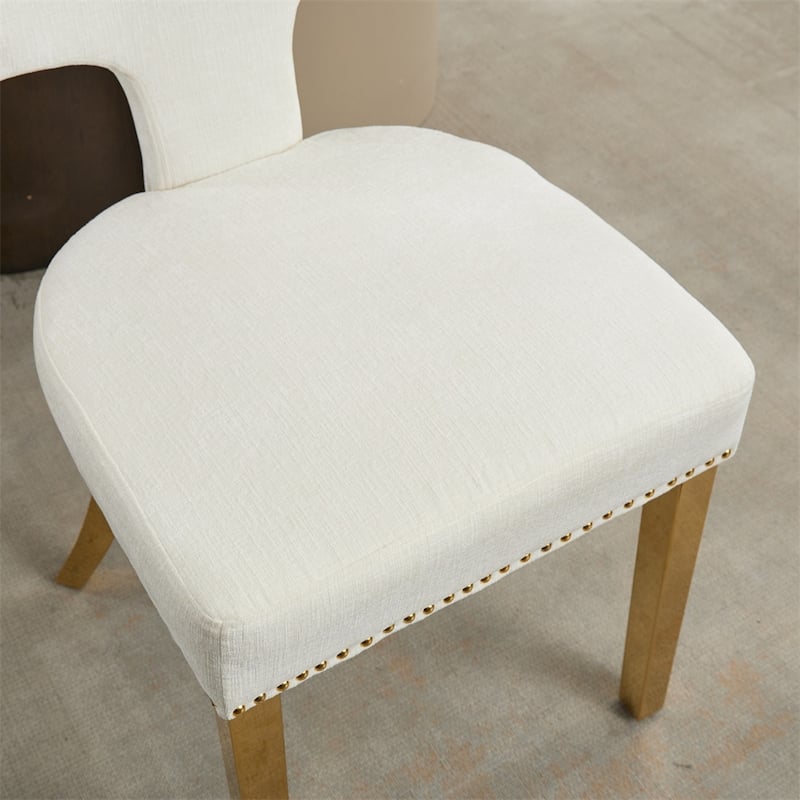 Mid Century Modern Dining Chairs Set of 2,Upholstered Accent Chair