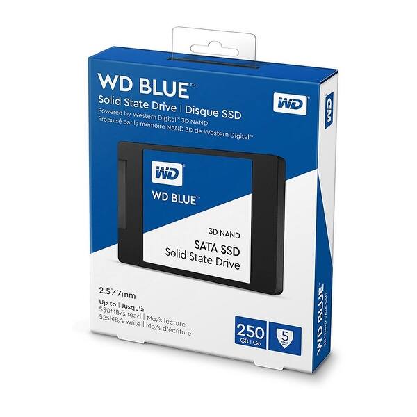 Shop Wd Blue 3d Nand 250gb Pc Ssd Sata Iii 6 Gb S 2 5 7mm Solid State Drive Wds250g2b0a Overstock 19760509