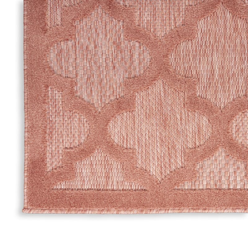 HomeRoots Contemporary Rectangle Outdoor Rug - 9' X 12'