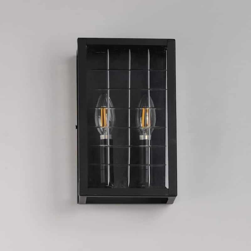 Maxim 30691CL Magnus 2 Light 11" Tall Outdoor Wall Sconce