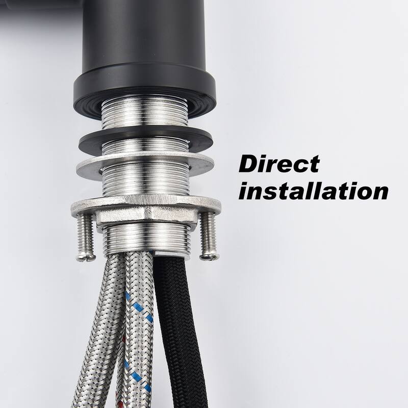 Single-Handle Pull-Down Sprayer Kitchen Faucet