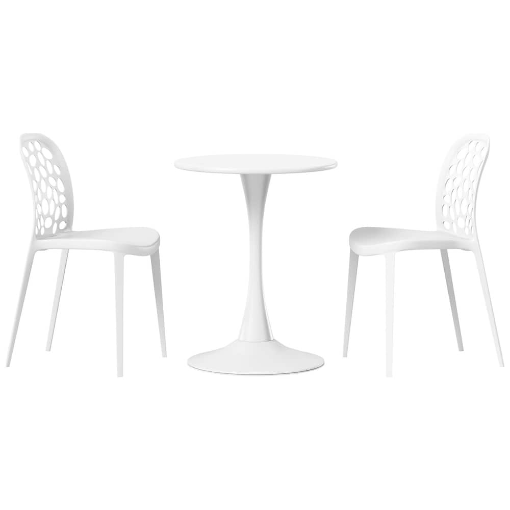 Frond and Form 2-Person Outdoor Round Dining Set