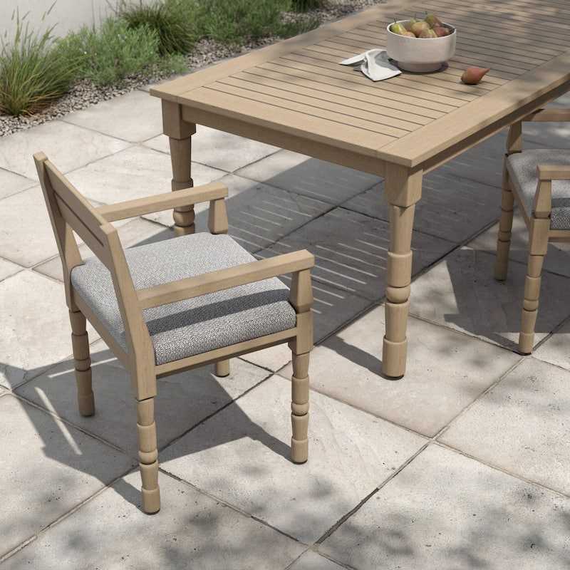 Haven Home Cummings Outdoor Dining Armchair - Faye Ash