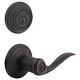 preview thumbnail 8 of 6, Kwikset Tustin SmartKey Single Cylinder Leverset and Deadbolt Combo Venetian Bronze
